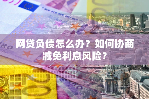 武汉网贷负债怎么办？如何协商减免利息风险？