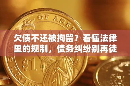 武汉欠债不还被拘留？看懂法律里的规制，债务纠纷别再徒劳奔波