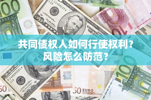 武汉共同债权人如何行使权利？风险怎么防范？