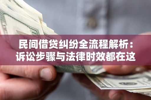 武汉民间借贷纠纷全流程解析：诉讼步骤与法律时效都在这儿了