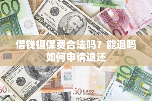 武汉借钱担保费合法吗？能退吗如何申请退还
